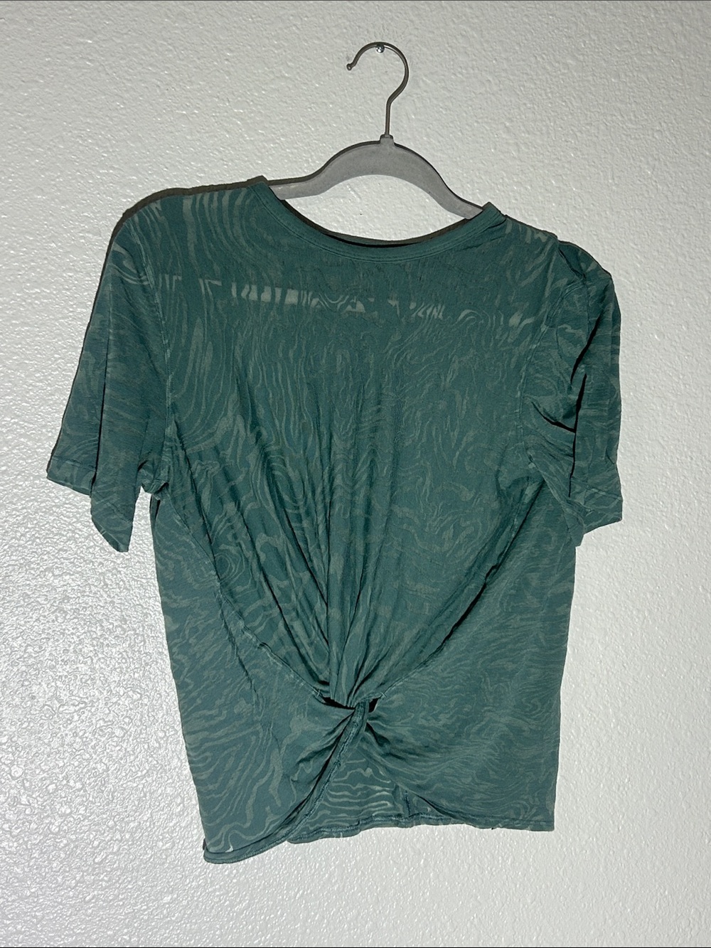 Lululemon Athletica Crescent Tee *Veil Tidewater Teal Size 6 - Picture 2 of 8